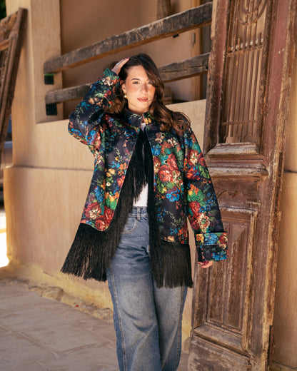 Model wearing Out of Character – Black from Pose Winter '27