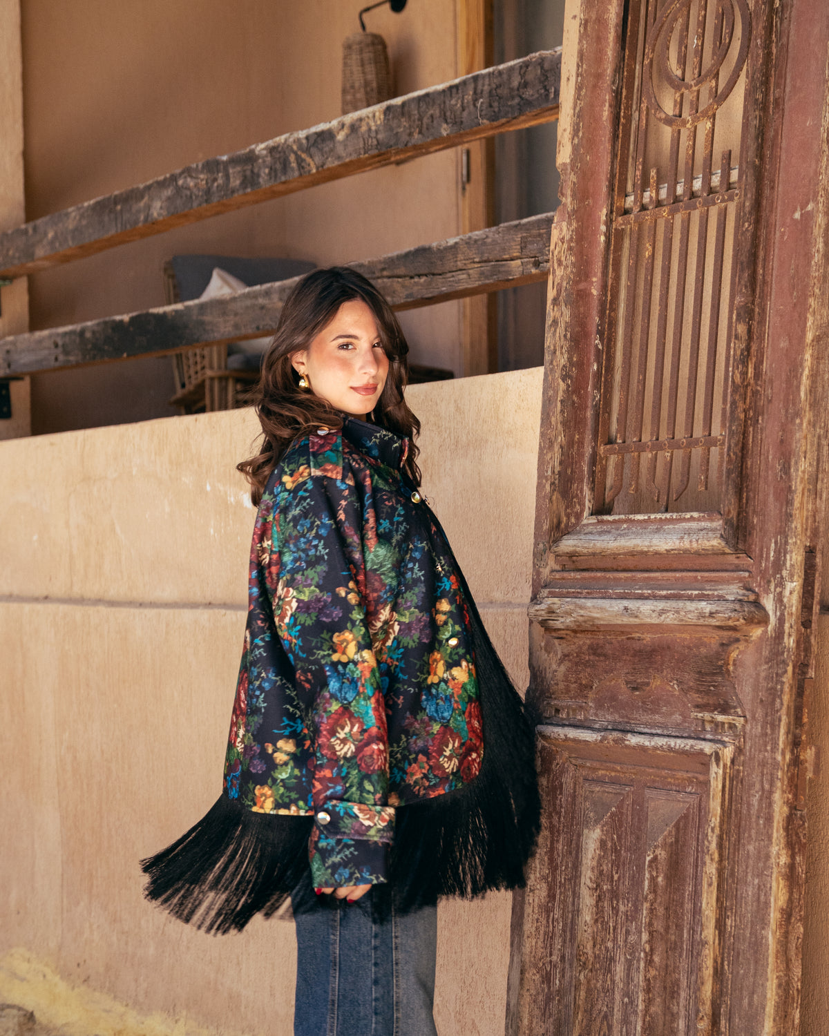 Model wearing Out of Character – Black from Pose Winter '27 – view 2