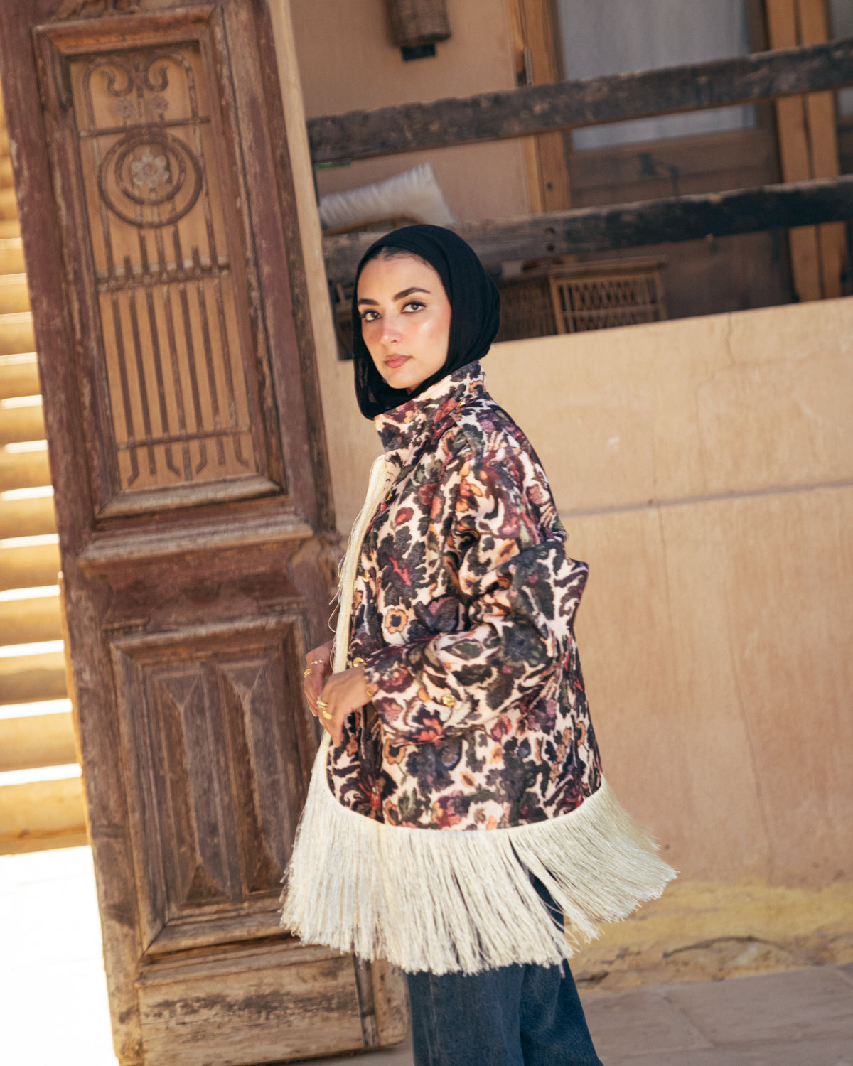 Model wearing Out of Character – Offwhite from Pose Winter '27 – view 4