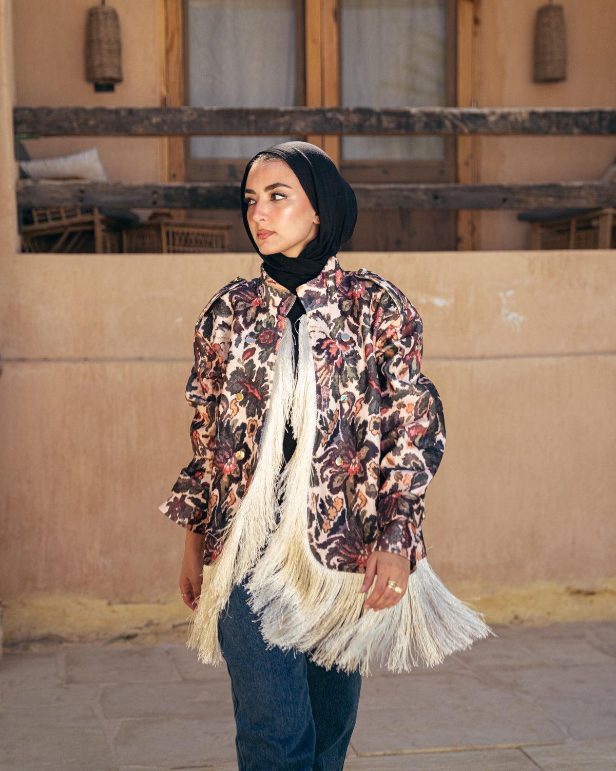 Model wearing Out of Character – Offwhite from Pose Winter '27 – view 6