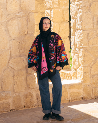 Model wearing The Drama from Pose Winter '27 – view 2