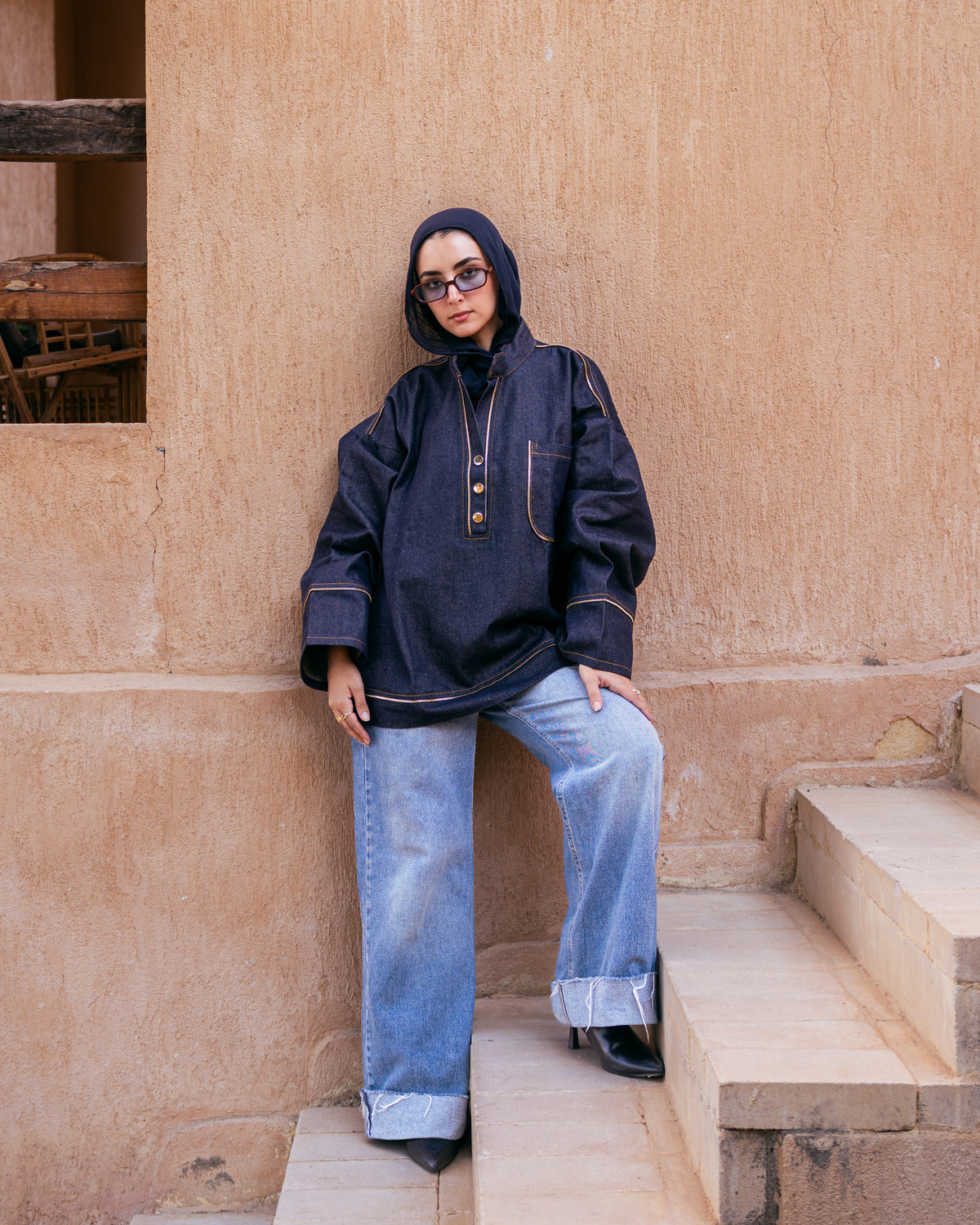 Model wearing The Odd One from Pose Winter '27 – view 2