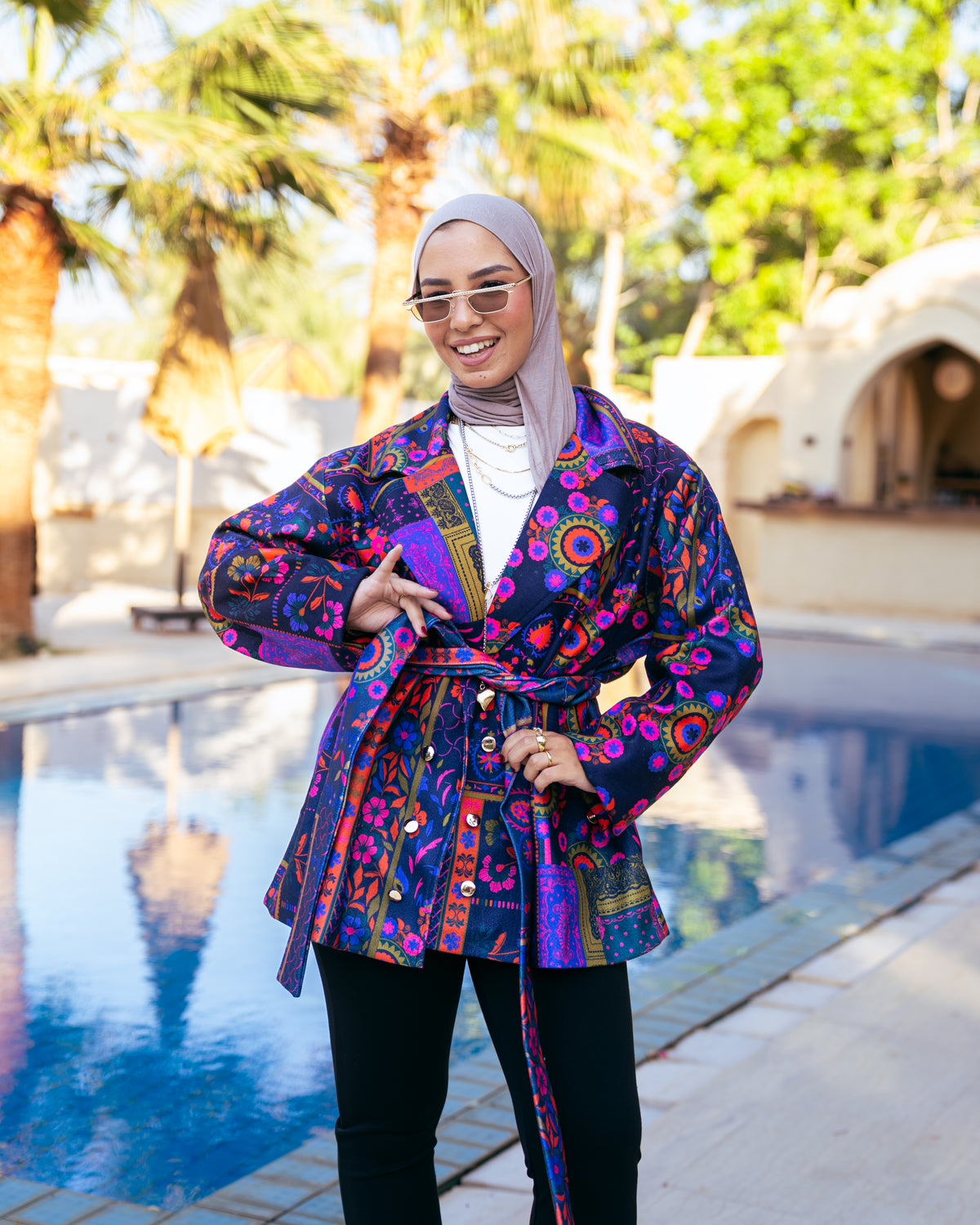 Model wearing The Other Side from Pose Winter '27