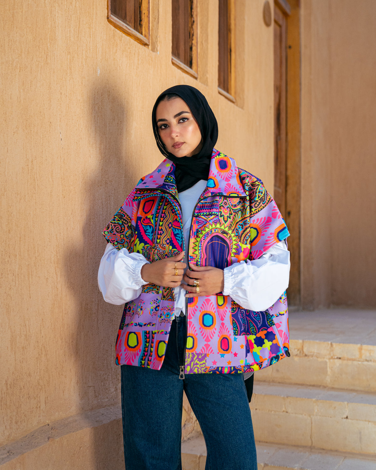 Model wearing The Rebel – Lavender from Pose Winter '27
