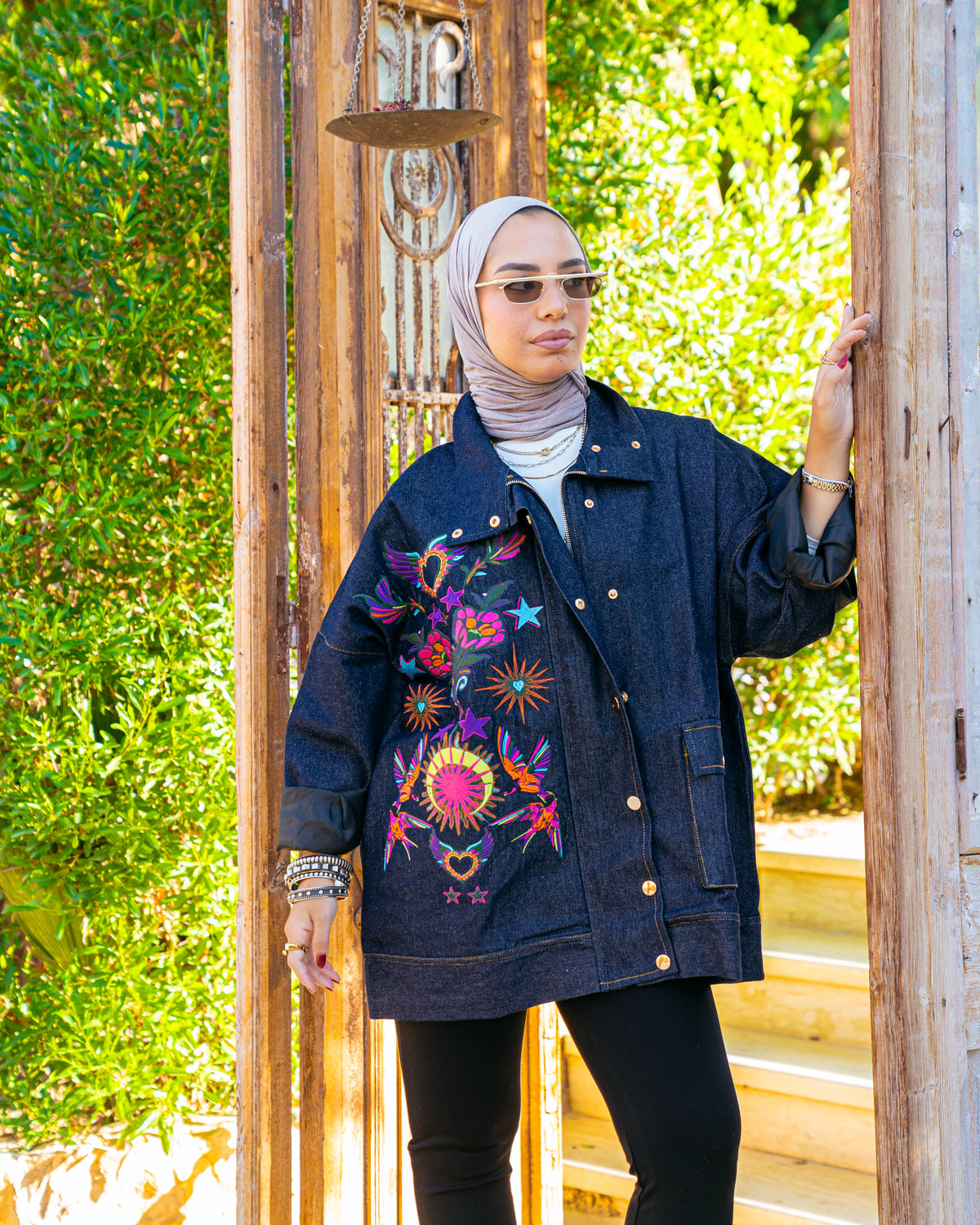 Model wearing The Switch Up from Pose Winter '27