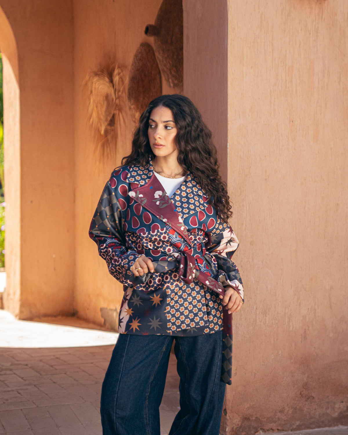 Model wearing Underrated from Pose Winter '27 – view 3