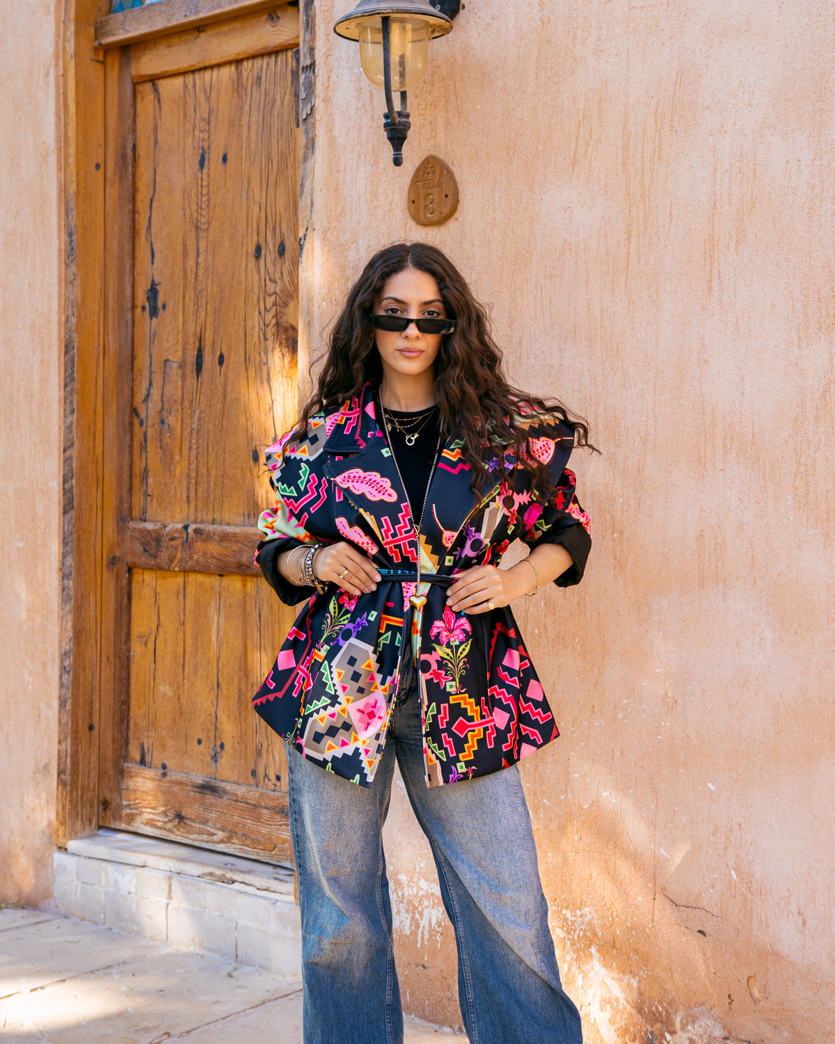 Model wearing Unfiltered – Black from Pose Winter '27