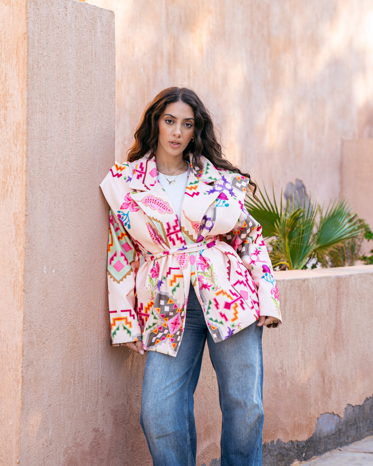Model wearing Unfiltered – Offwhite from Pose Winter '27