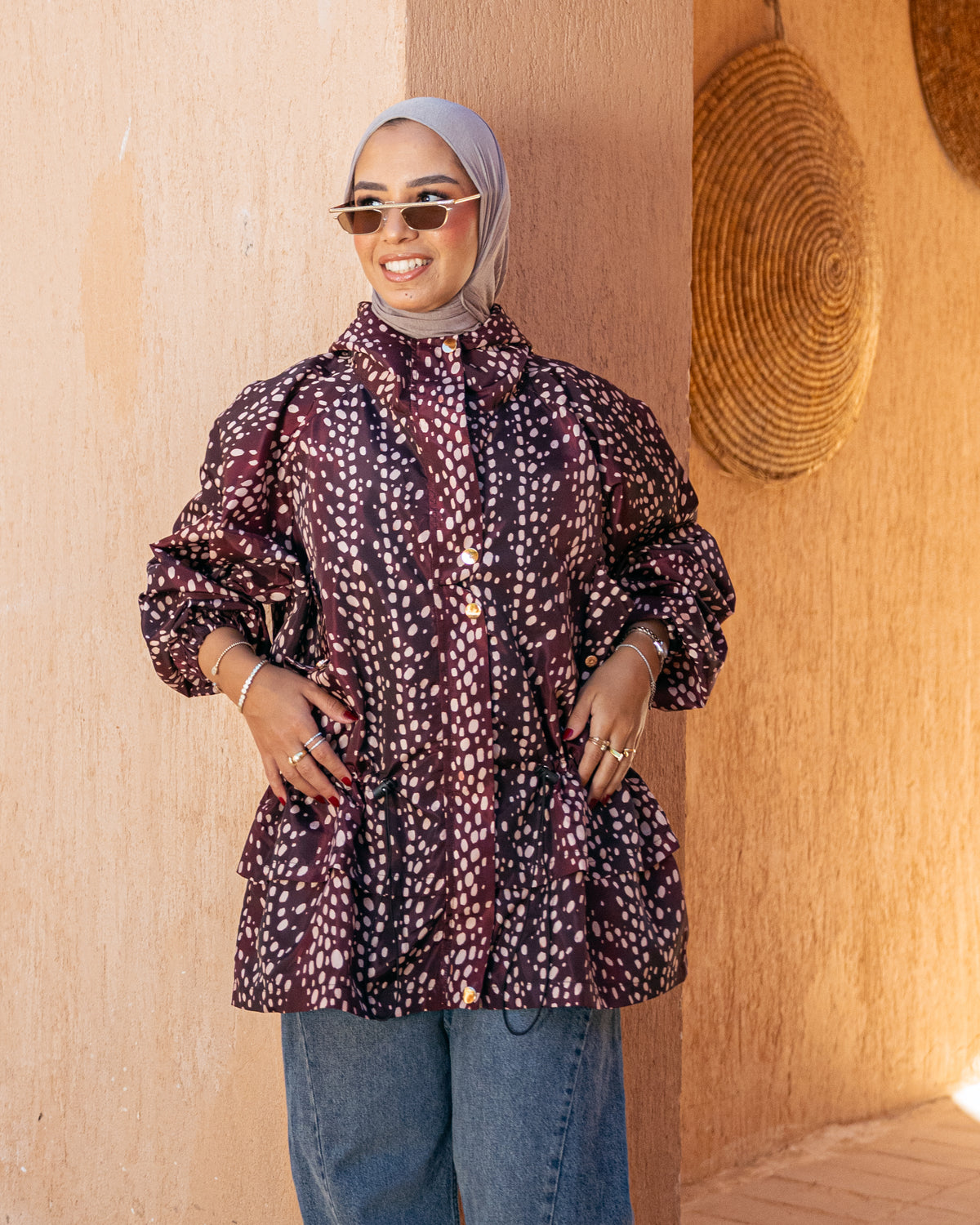 Model wearing Wild at Heart – Maroon from Pose Winter '27 – view 6