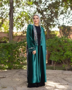 Zomorod Embellished Kaftan - Perfect for Modest Wear